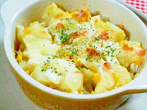 じゃがいもと茹で卵のマヨチーズグラタン風 レシピ 作り方 By Mama Papa 楽天レシピ